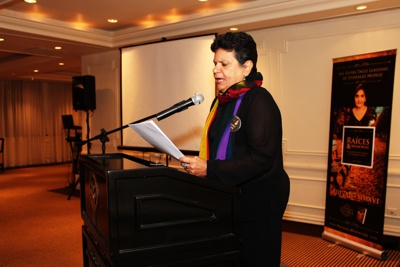 Semblanza por parte de Isabel Saad Herrera durante el Lanzamiento del Libro Races & Memorias de la autora Mara Elvira Tagle de Iturralde Muoz